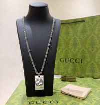 Gucci New Classic Retro Personalized Double G Necklace