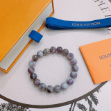 Louis Vuitton New Retro Multi Element Agate Thai Silver Style Bracelet