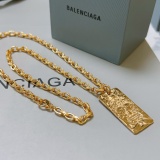 Balenciaga New Classic Personalized Pendant Necklace
