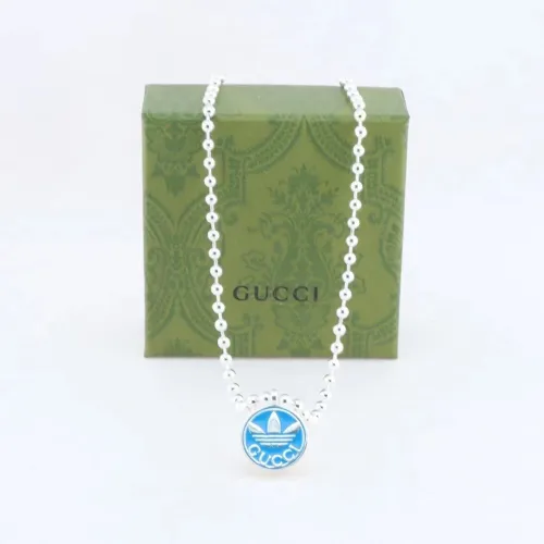 Gucci x Adidas Fashion Enamel Pendant Bead Necklace