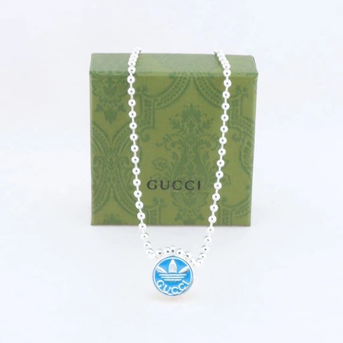 Gucci x Adidas Fashion Enamel Pendant Bead Necklace