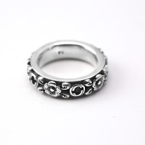 Gucci Vintage Double G Flower Ring