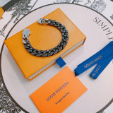 Louis Vuitton New Fashion Versatile Bracelet Cuban Chain