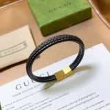 Gucci New Fashion Versatile Leather Bracelet Hand Rope