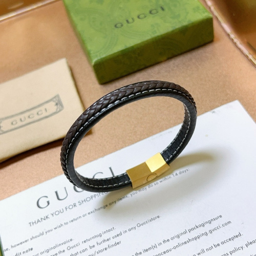 Gucci New Fashion Versatile Leather Bracelet Hand Rope