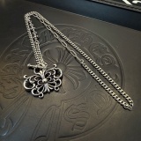 Chrome Hearts New Classic Retro Vine Cross Necklace