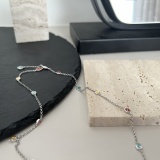 Gucci Fashion Interlocking Double G Colored Enamel Necklace