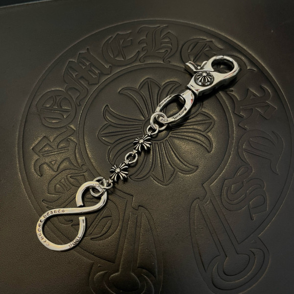 Chrome Hearts Classic Dragon Shrimp Cross Keychain