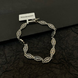 Chrome Hearts Classic Rock Punk Retro Cross Bracelet