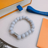 Louis Vuitton New Trendy Multi Element Agate Thai Silver Style Bracelet