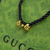 Gucci Interlining Series Wide Circular Earrings