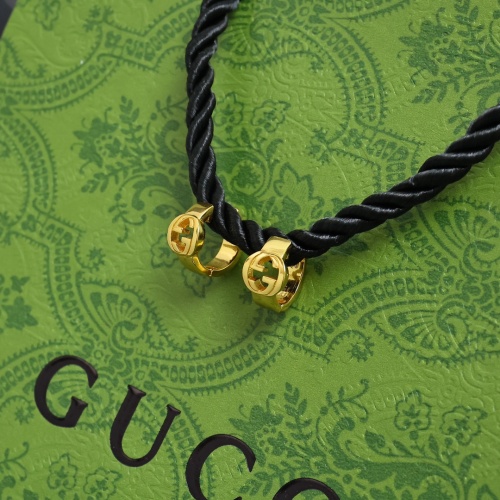 Gucci Interlining Series Wide Circular Earrings