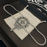 Chrome Hearts Classic Personalized Cross Pendant Necklace