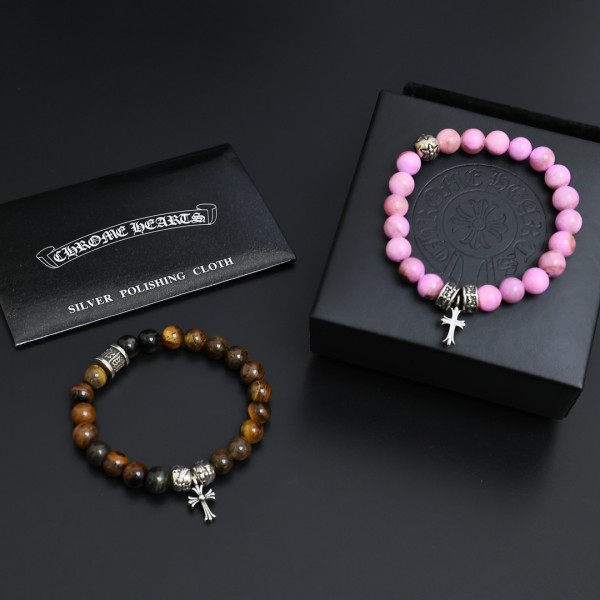 Chrome Hearts New Fashion Retro Transit Bead Multi Element Bracelet
