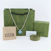 Gucci x Adidas Fashion Enamel Pendant Bead Necklace