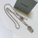 Balenciaga Classic Retro Double G Pendant Necklace