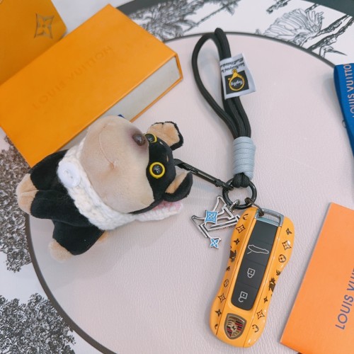 Louis Vuitton Classic Trendy Versatile Logo Puppy Keychain Bag Pendant