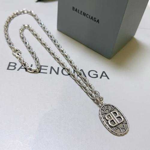Balenciaga New Classic Retro Double B Pendant Necklace