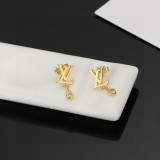Louis Vuitton New Classic Versatile Letter Earstuds