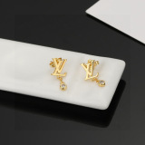 Louis Vuitton New Classic Versatile Letter Earstuds