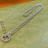Gucci Classic Trendy Retro Double G Necklace