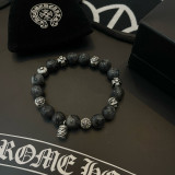 Chrome Hearts Classic Retro Multi Element Eagle Eye Stone Bracelet Bracelet
