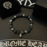 Chrome Hearts Classic Retro Multi Element Eagle Eye Stone Bracelet Bracelet