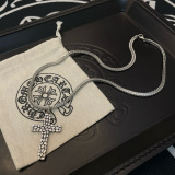 Chrome Hearts Classic Personalized Cross Pendant Necklace