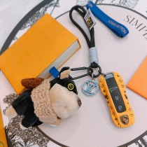 Louis Vuitton Classic Trendy Versatile Logo Puppy Keychain Bag Pendant