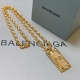 Balenciaga New Classic Personalized Pendant Necklace