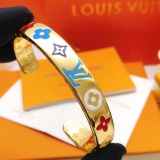 Louis Vuitton New Fashion Vintage Colored Drip Oil Bracelet