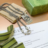 Gucci New Classic Retro Personalized Double G Necklace