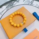 Louis Vuitton New Retro Multi Element Agate Thai Silver Style Bracelet