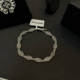 Chrome Hearts Classic Rock Punk Retro Cross Bracelet