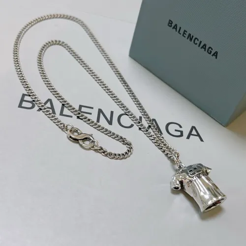 Balenciaga Classic Retro Personalized Pendant Necklace