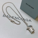 Balenciaga Classic Retro Personalized Pendant Necklace