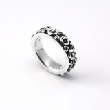 Gucci Vintage Double G Flower Ring