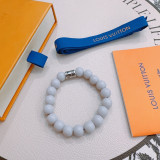 Louis Vuitton New Trendy Multi Element Agate Thai Silver Style Bracelet