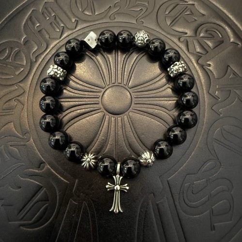 Chrome Hearts Classic Retro Multi Element Obsidian Bracelet Bracelet