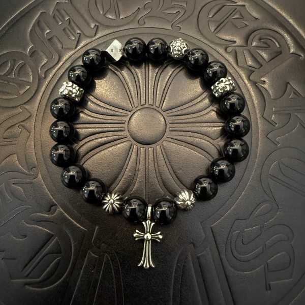Chrome Hearts Classic Retro Multi Element Obsidian Bracelet Bracelet