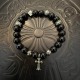 Chrome Hearts Classic Retro Multi Element Obsidian Bracelet Bracelet