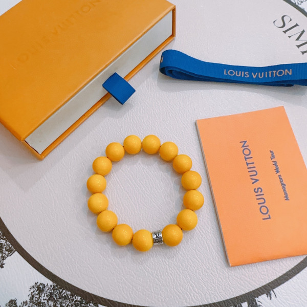 Louis Vuitton New Retro Multi Element Agate Thai Silver Style Bracelet