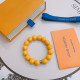Louis Vuitton New Retro Multi Element Agate Thai Silver Style Bracelet