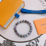 Louis Vuitton New Retro Multi Element Agate Thai Silver Style Bracelet