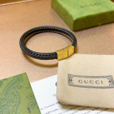 Gucci New Fashion Versatile Leather Bracelet Hand Rope