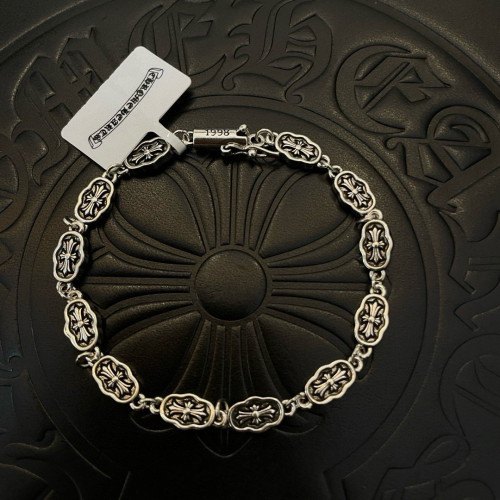 Chrome Hearts Classic Rock Punk Retro Cross Bracelet