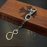 Chrome Hearts Classic Dragon Shrimp Cross Keychain