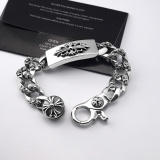 Chrome Hearts New Retro Cross Lobster Buckle Bracelet