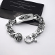 Chrome Hearts New Retro Cross Lobster Buckle Bracelet