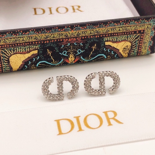 Dior New Fashion Diamond CD Mini Earrings